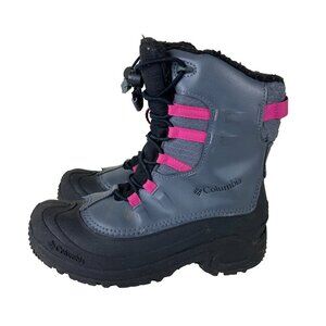 Columbia Kids' Gray and Pink Snow Boots